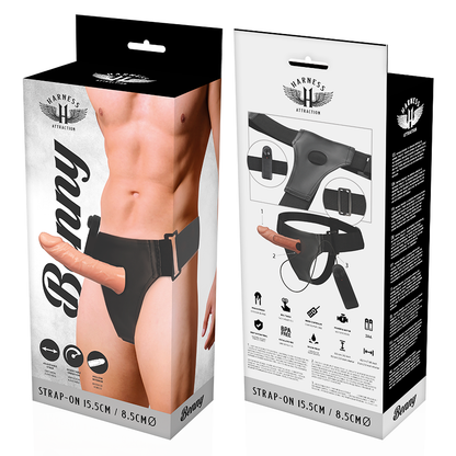 Comprar Harness Attraction Arnés Hueco Benny Con Vibrador – Juguete Sexual Innovador Para Parejas Con Diseño Confortable-Noxtic