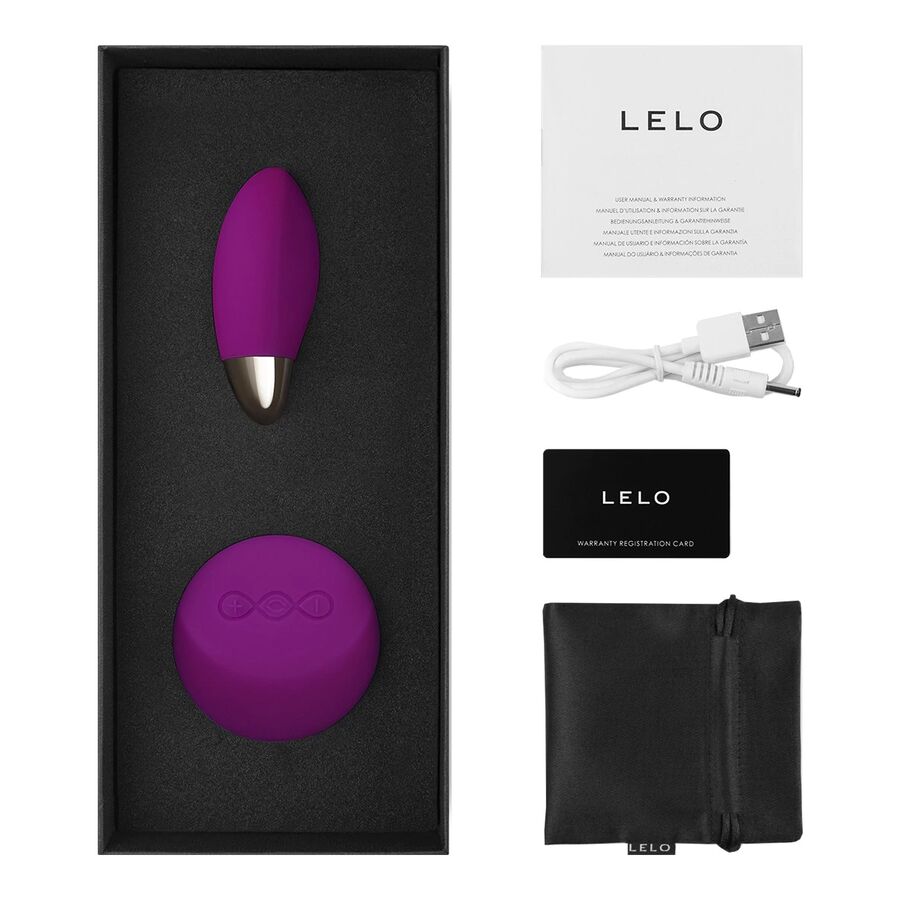 LELO Lyla 2 Insignia Design Edition Morado – Masajeador Ovalado Con Mando a Distancia