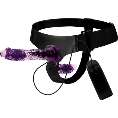 ATTRAZIONE IMBRACATURA - VIBRATORE A DOPPIA PENETRAZIONE RODNEY 18 CM -O- 3,5 CM