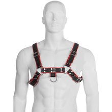 Comprar LEATHER BODY Arnés De Cadena III Negro Y Rojo – Diseño Atractivo Para Ajuste Perfecto-Noxtic