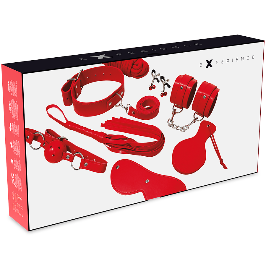 ESPERIENZA Red Fetish Kit – Accessori per Esplorare Nuove Sensazioni