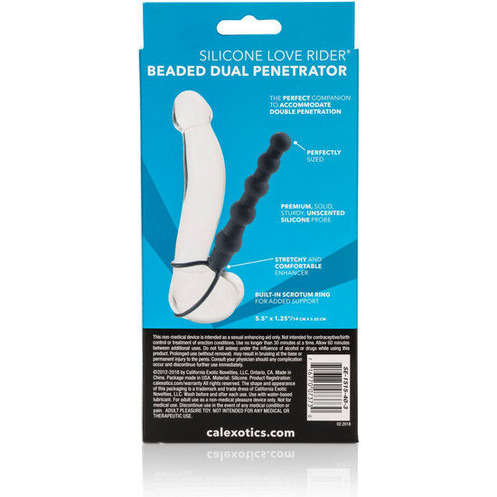 Comprar CALEXOTICS Beaded Dual Penetrator – Juguete Erótico Con Diseño De Silicona Médica Para Placer Sensacional-Noxtic