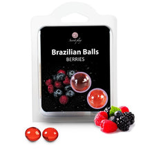 Comprar SECRETPLAY Bolas Brasileñas Frutas Del Bosque – Lubricante Saborizado Para Masajes Sensuales-Noxtic
