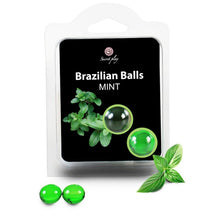 Comprar SECRETPLAY Brazilian Balls Menta Set – Lubricante Sabroso Ideal Para Masajes-Noxtic