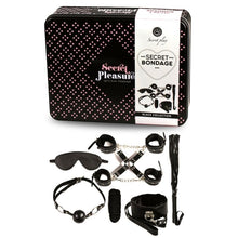 SECRETPLAY Set BDSM 8 Piezas Negro – Experiencia Sofisticada Para Practicar Placer Con Confianza