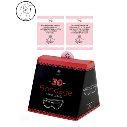 Comprar SECRETPLAY Reto 30 Días De Bondage – Juego De Cartas Para Aumentar La Intimidad Y Diversión En Pareja-Noxtic