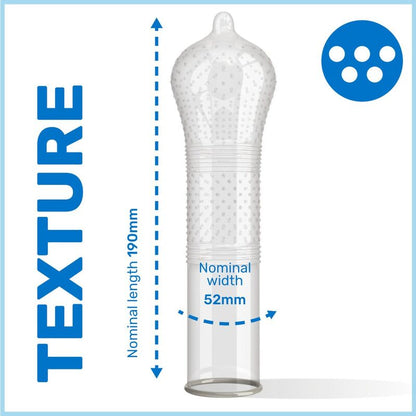 Comprar PASANTE Puntos Y Estrías Intensity 12 Unidades – Condones Con Textura Única Para Mayor Conexión Sensual-PRESERVATIVOS-Noxtic