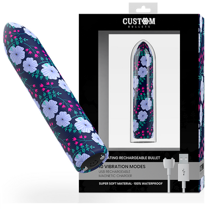 Comprar Custom Bullets Bala Recargable Spring – Vibrador Con 10 Intensidades Para Experiencia Única De Placer-Noxtic