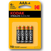 Comprar KODAK Xtralife Pila Alcalina AAA LR03 Blister 4 Unidades – Energía Duradera Para Dispositivos Electrónicos-Noxtic