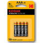 Comprar KODAK Xtralife Pila Alcalina AAA LR03 Blister 4 Unidades – Energía Duradera Para Dispositivos Electrónicos-Noxtic