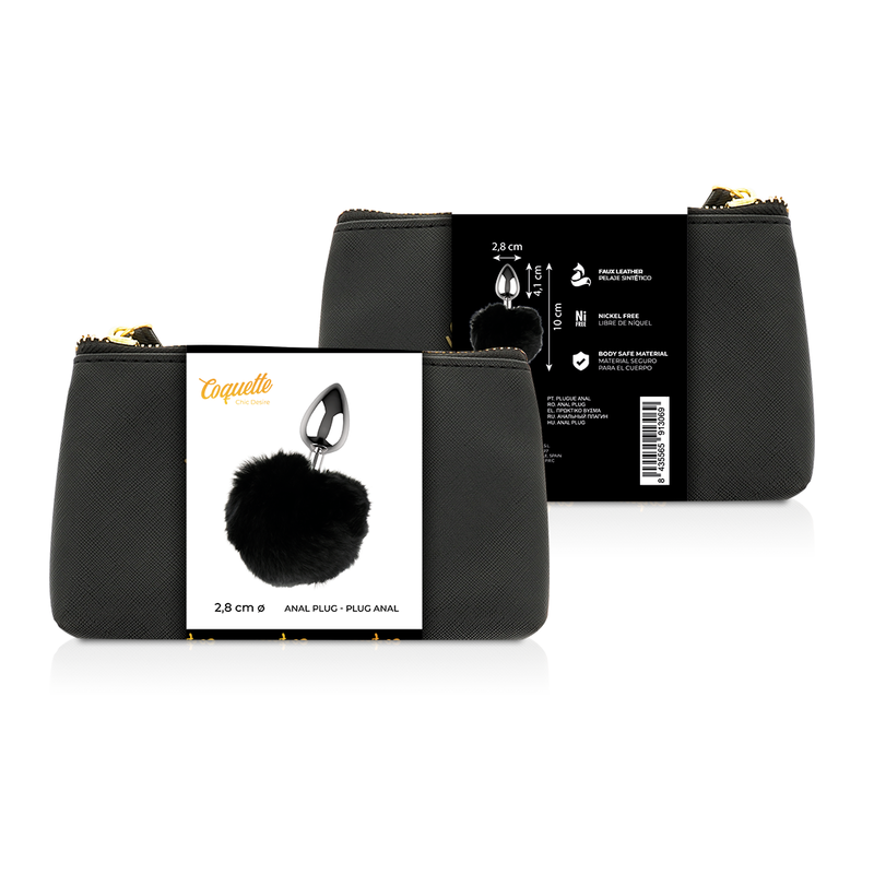 Coquette Chic Desire – Plug anale in metallo dal design elegante per un piacere sofisticato