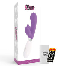 Comprar GLOSSY Rabbit Elvis Lila – Masajeador De Silicona Con 10 Funciones Y Diseño Ergonómico-Noxtic