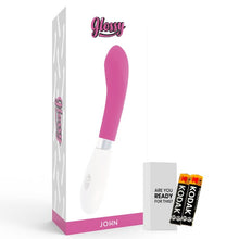 GLOSSY John Vibrador Rosa – Diseño Curvado Para Experiencia Sensorial Única