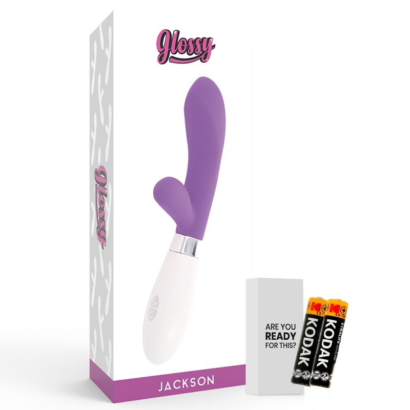 GLOSSY Jackson Rabbit Lila – Juguete Ergonómico De Silicona Médica Para Placer Personal