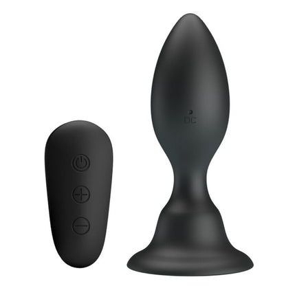 Comprar MR PLAY Plug Anal Con Vibración Negro – Diseño Ergonómico Con 12 Modos De Estimulación-Noxtic