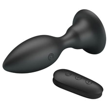 MR PLAY Plug Anale Vibrante Nero – Design Ergonomico con 12 Modalità di Stimolazione