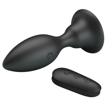 MR PLAY Plug Anale Vibrante Nero – Design Ergonomico con 12 Modalità di Stimolazione