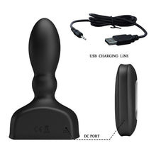 MR PLAY Plug Anal Hinchable Negro – Control Remoto Con Función Inflable Para Placer Personalizado