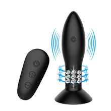 Comprar MR PLAY Plug Con Bolas Rotatorias Negro – Estimulador Con Control Remoto Para Sensaciones Únicas-Noxtic