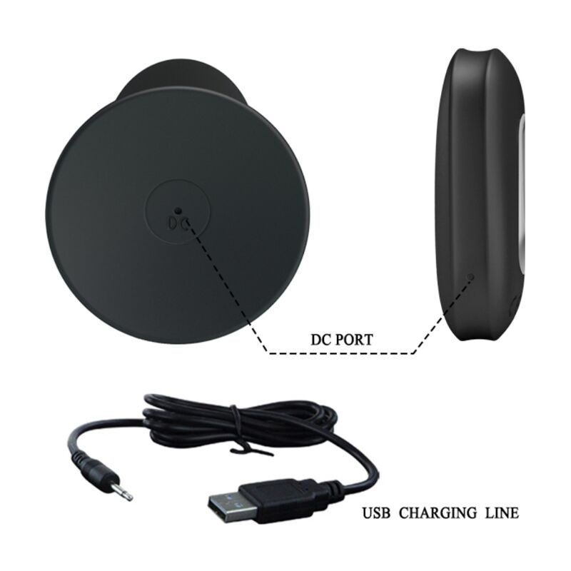 MR PLAY Plug anale vibrante nero – 12 modalità di vibrazione con impermeabile