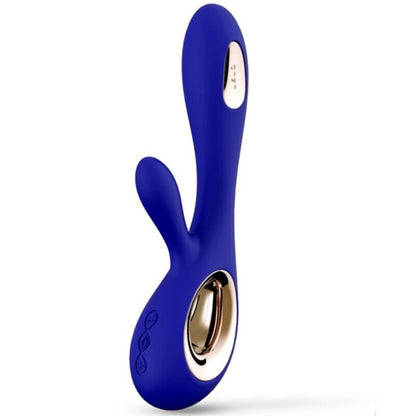Comprar LELO Soraya Wave Vibrador Rabbit Midnight Azul – Estimulación Dual Con Tecnología WaveMotion-Noxtic