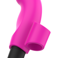 Vibratore da dito OHMAMA Pink Neon Xmas Edition – Stimolatore sensoriale dal design elegante