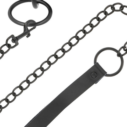 Comprar DARKNESS Collar Con Cadena Negro – Diseño Elegante Para Explorar Tu Estilo Y Libertad Sensual-Noxtic
