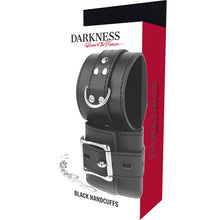 Comprar DARKNESS Esposas Leather Negro – Accesorio Elegante Para Exploración Con Estilo-Noxtic