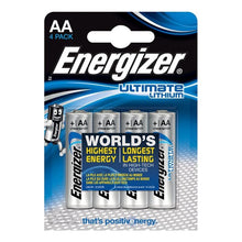 Comprar ENERGIZER Ultimate Lithium Pila Litio AA L91 LR6 1.5V Blister 4 Unidades – Rendimiento Inigualable Y Durabilidad Extrema-Noxtic