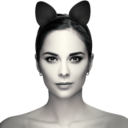 COQUETTE CHIC DESIRE – Diadema Con Orejas De Gato En Cuero Vegano Para Estilo Elegante