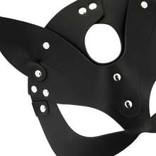 COQUETTE Chic Desire – Maschera in pelle vegana con design elegante e orecchie di gatto