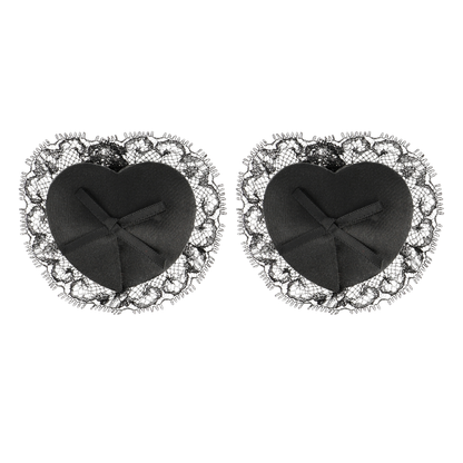 Comprar Coquette Chic Desire Cubre Pezones Negro – Fácil Aplicación Con Cinta Autoadhesiva-Noxtic