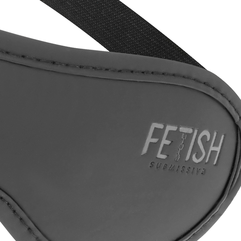 Fetish Submissive Antifaz Cuero Vegano II – Estilo Elegante Con Forro De Neopreno Para Experiencias Únicas