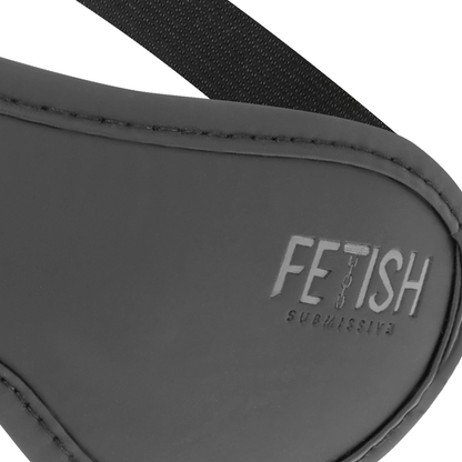 Fetish Submissive Antifaz Cuero Vegano II – Estilo Elegante Con Forro De Neopreno Para Experiencias Únicas