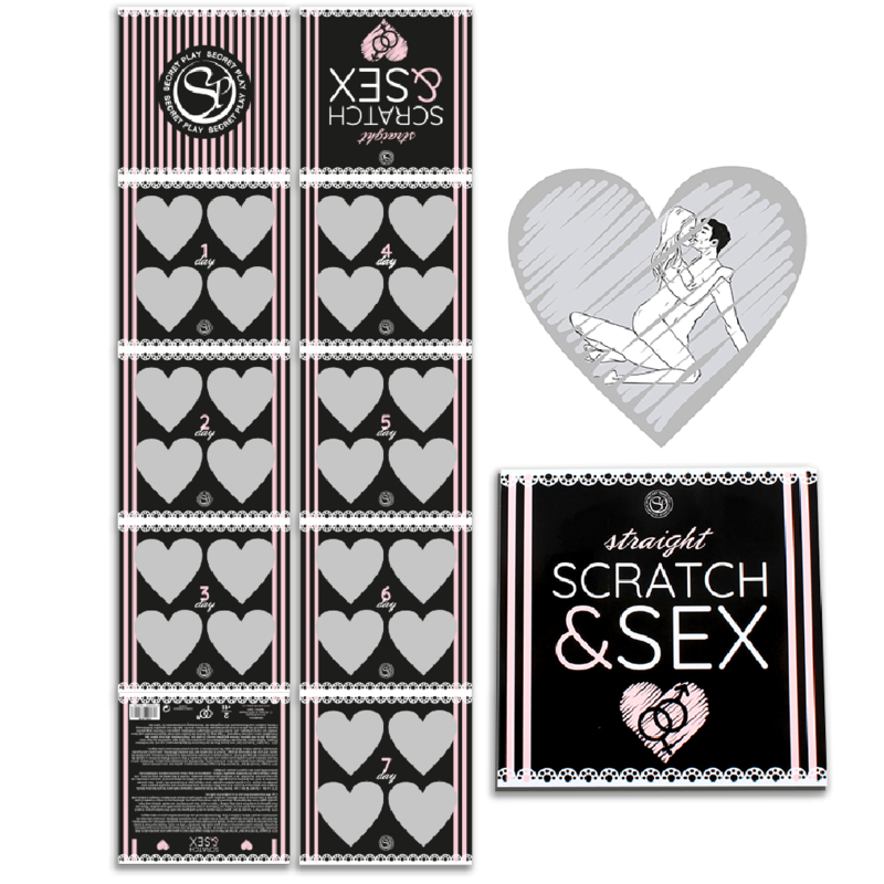 SECRETPLAY Scratch y Sex – Juego Interactivo Para Parejas Con Sorpresas Diarias