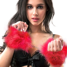 Comprar SECRETPLAY Esposas Rojo Marabú – Complemento Elegante Para Explorar Fantasías Con Estilo-Noxtic