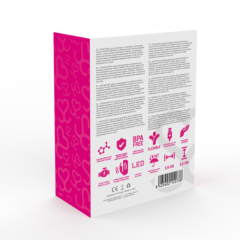 Comprar MORESSE Brad Premium Silicone Rosa – Juguete Recargable Con Diseño Innovador Para Placer Compartido-Noxtic