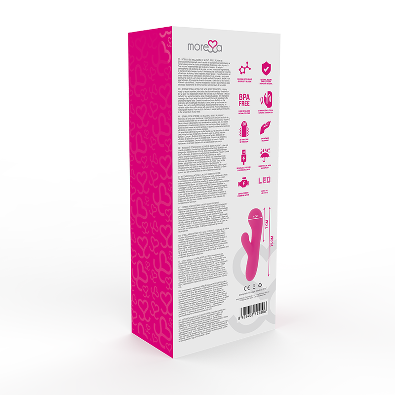 Comprar MORESSA Jerry Clip Vibrador – Estimulador Recargable Con Doble Motor Para Placer Personalizado-Noxtic