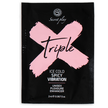 Comprar SECRETPLAY Monodosis Triple X – Gel Intensificador Con Efecto Frío Y Calor Para Mayor Placer-Noxtic