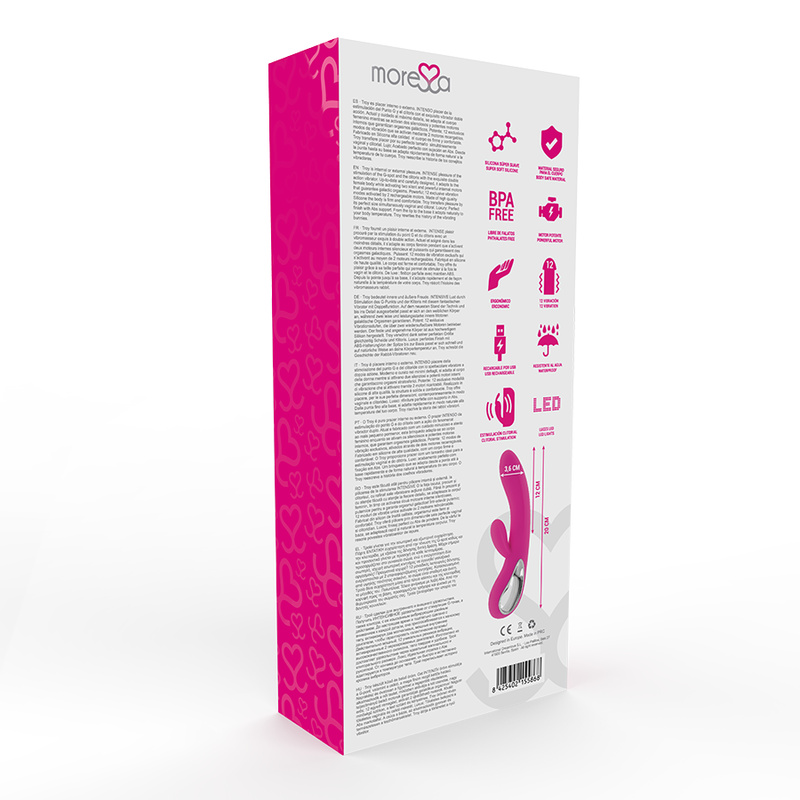 Comprar MORESSA Troy Masajeador Recargable – Diseño Ergonómico Para Placer Exquisito-Noxtic