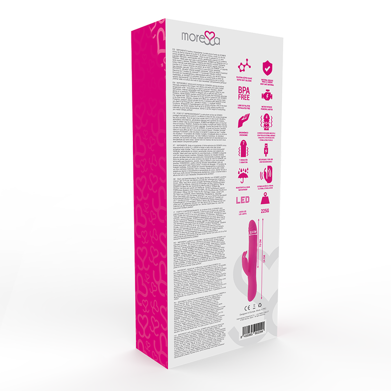 Comprar MORESSA Somer Rotador Perlados – Estimulador Silicona Premium Con Vibración Intensa-Noxtic