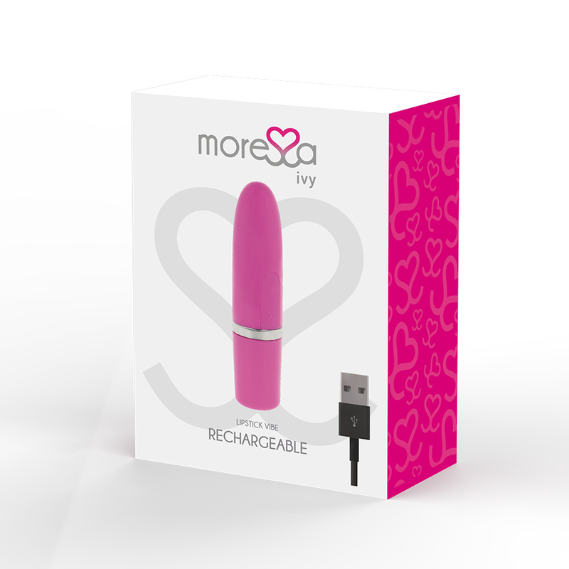 Comprar MORESSA Ivy Masajeador De Viaje Rosa – Vibrador Recargable Con Diseño Compacto Para Bienestar Sexual-Noxtic