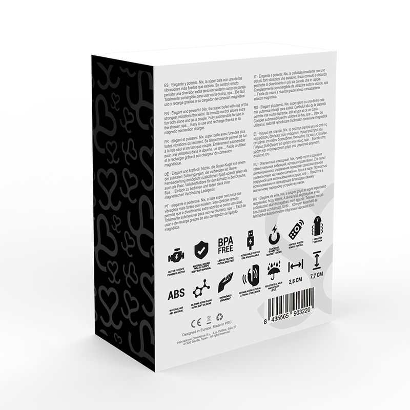 Comprar MORESSA Nix Vibrador Multi Juegos Negro – Diseño Elegante Con Control Remoto Y Funcionalidad Versátil-Noxtic