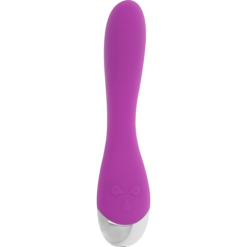 OHMAMA Vibrador Lila 20.5 Cm – Estimulador Recargable Con 6 Modos Y 6 Velocidades