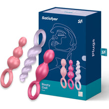 Comprar Satisfyer Set De Plugs Anales Tricolor – Diversión Sensorial En Tres Tamaños Diferentes-Noxtic