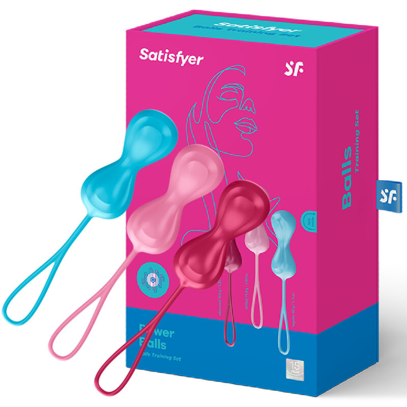 Satisfyer Loveballs Training Set 1 – Set di palline per tonificare i muscoli del pavimento pelvico