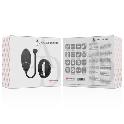 Comprar ANNE'S DESIRE Huevo Control Remoto Negro – Innovadora Tecnología Con Conexión App-Noxtic