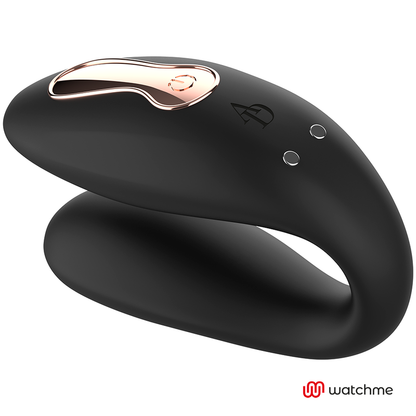 Comprar ANNE'S DESIRE Dual Pleasure Tecnología Watchme Negro Gold – Juguete Erótico Con Diseño Sofisticado Y Tecnología Avanzada-Noxtic