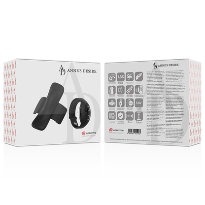 Comprar ANNE'S DESIRE Panty Pleasure Tecnología Watchme Negro – Diseño Ergonómico Para Placer Sensorial-Noxtic