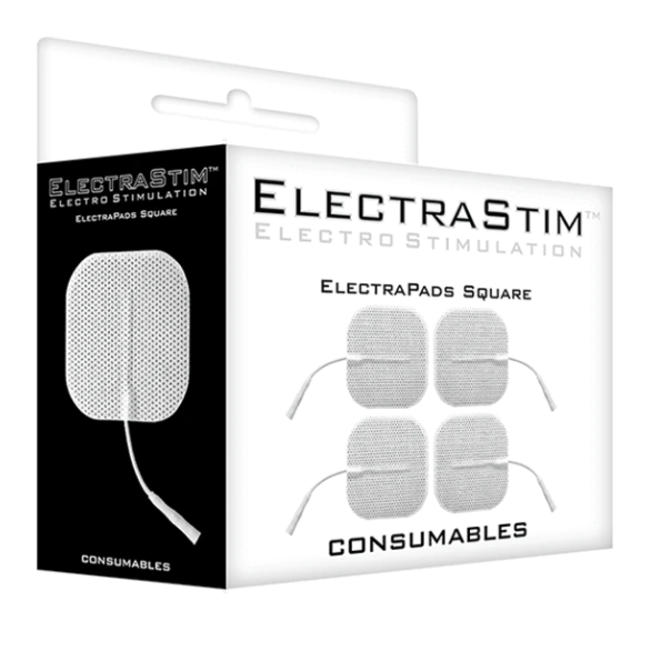 Comprar ELECTRASTIM 4 Electrapadas Con Conector – Almohadillas Unipolares Para Estimulación Sensitiva-Noxtic